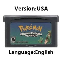 Pokemon Series GBA Game Cartridge 32 Bit Video Game Console Card Red Chapter Cursed Moemon FireRed Emerald for GBA NDS