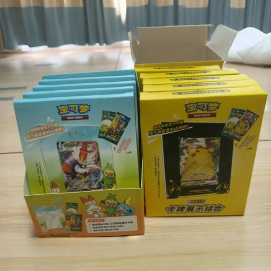 Hot Original PokéM0n Trading Cards Game Ptcg Chinese Card Book Gift Box Cards Exhibit Combination Full Range Child Gift In Stock