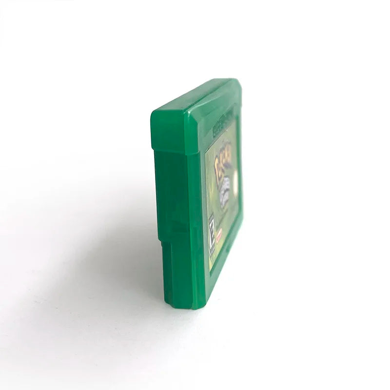 USA Version Ic Save Pokemoned Leafgreen Metallic Foil Finish Box Tray Manual Game Cartridge for GBA