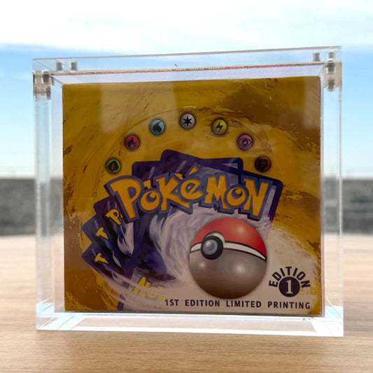 TCG Custom Clear Acrylic for Pokemon Cards Booster Box Protector Display Case Premium Acryl Box Pokemon English Booster Box