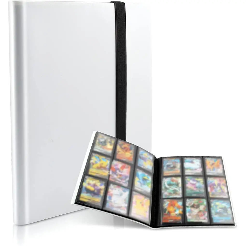 20 Pages Game Card Collective Book Basketball Football Baseball Cards Holder Storage Album Protector Accessory White