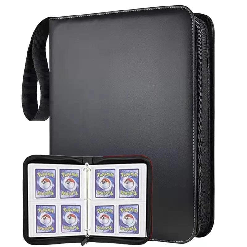 Sports Card Holder 4/9 Pockets Premium Zip Trading Card Case Collector's Card Holder Can Be Used To Collect Organise Game Cards