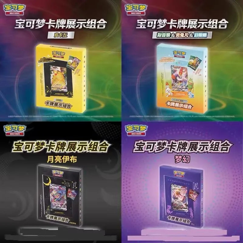 Hot Original PokéM0n Trading Cards Game Ptcg Chinese Card Book Gift Box Cards Exhibit Combination Full Range Child Gift In Stock