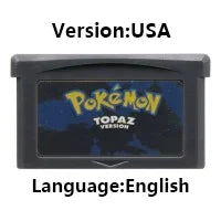 Pokemon Series GBA Game Cartridge 32 Bit Video Game Console Card Red Chapter Cursed Moemon FireRed Emerald for GBA NDS