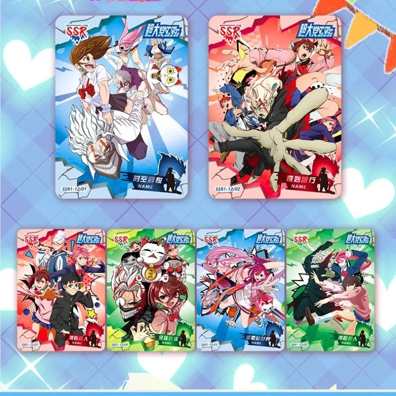 Genuine Dan Da Dan Card Popular Humorous Fantasy Series TCG Trading Game Anime Peripheral Character Collection Cards Toys Gifts