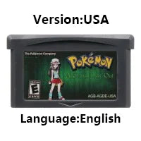 Pokemon Series GBA Game Cartridge 32 Bit Video Game Console Card Red Chapter Cursed Moemon FireRed Emerald for GBA NDS