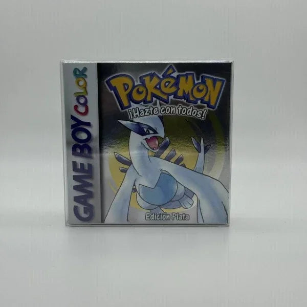 Pokemon Series Blue Crystal Gold Green Red Silver Yellow ESP Version GBC Game in Box for 16 Bit Video Game Cartridge No Manual