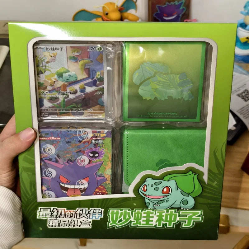 Pokemon Trading Cards Ptcg First Partner Gift Box Charmander Squirtle Bulbasaur Simplified Chinese Version Collectible Card Game