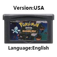 Pokemon Series GBA Game Cartridge 32 Bit Video Game Console Card Red Chapter Cursed Moemon FireRed Emerald for GBA NDS