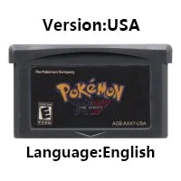 Pokemon Series GBA Game Cartridge 32 Bit Video Game Console Card Red Chapter Cursed Moemon FireRed Emerald for GBA NDS