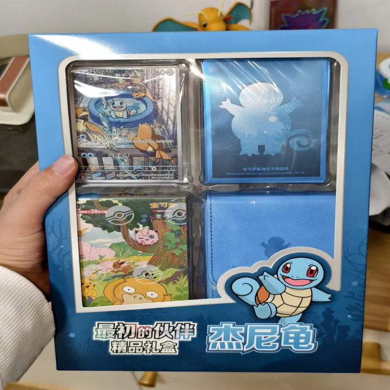 Pokemon Trading Cards Ptcg First Partner Gift Box Charmander Squirtle Bulbasaur Simplified Chinese Version Collectible Card Game
