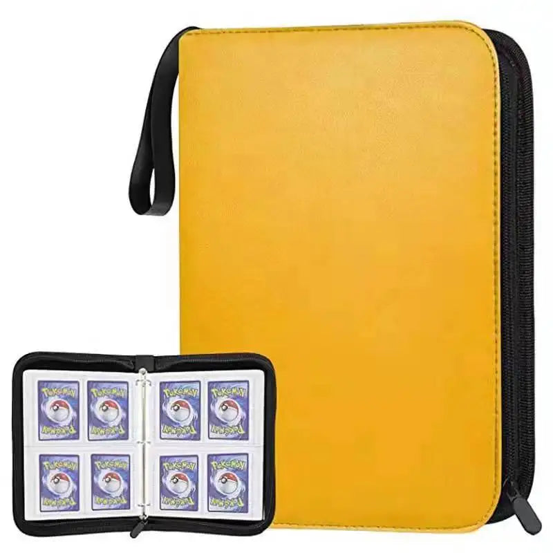 Sports Card Holder 4/9 Pockets Premium Zip Trading Card Case Collector's Card Holder Can Be Used To Collect Organise Game Cards