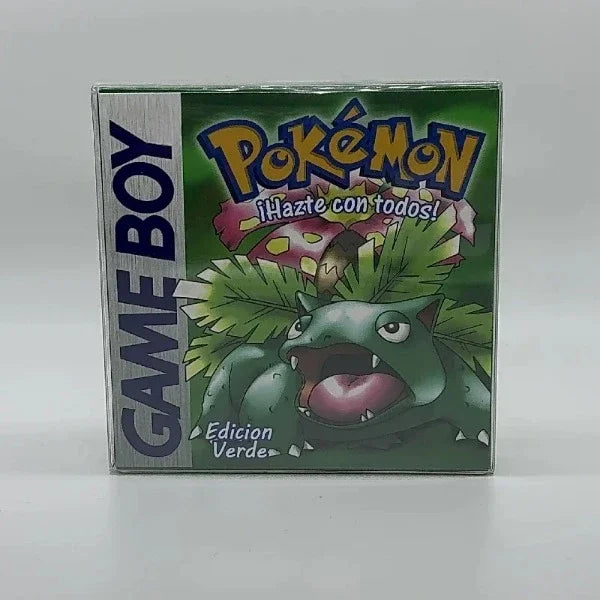 Pokemon Series Blue Crystal Gold Green Red Silver Yellow ESP Version GBC Game in Box for 16 Bit Video Game Cartridge No Manual