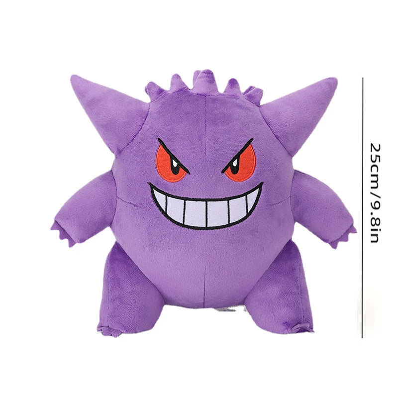 Original Peluche Pokemon Gengar Peluche 24cm Pokemon stuffed Toy Cute Cartoon Pikachu Plush Doll Soft Doll Child Birthday Gift