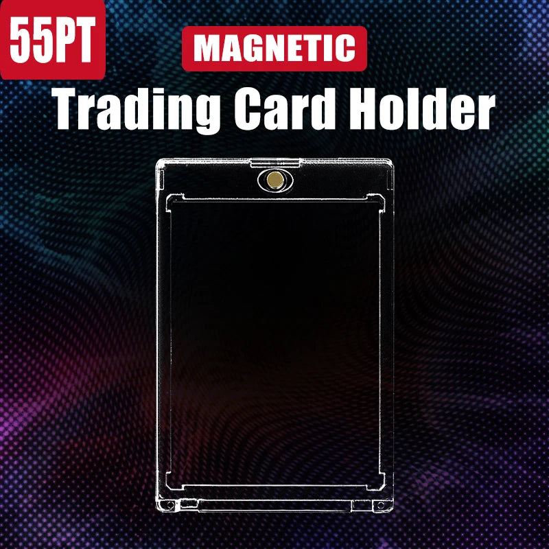 35-180PT Magnetic Card Holders For Sports Game Trading Card, 100PT 130PT 180PT For Football Baseball Material Jersey Thick Cards