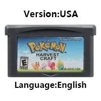 Pokemon Series GBA Game Cartridge 32 Bit Video Game Console Card Red Chapter Cursed Moemon FireRed Emerald for GBA NDS