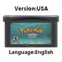 Pokemon Series GBA Game Cartridge 32 Bit Video Game Console Card Red Chapter Cursed Moemon FireRed Emerald for GBA NDS