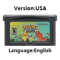Pokemon Series GBA Game Cartridge 32 Bit Video Game Console Card Red Chapter Cursed Moemon FireRed Emerald for GBA NDS
