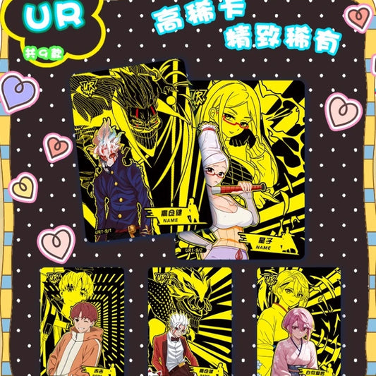 Genuine Dan Da Dan Card Popular Humorous Fantasy Series TCG Trading Game Anime Peripheral Character Collection Cards Toys Gifts