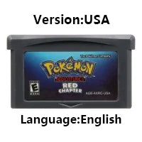Pokemon Series GBA Game Cartridge 32 Bit Video Game Console Card Red Chapter Cursed Moemon FireRed Emerald for GBA NDS