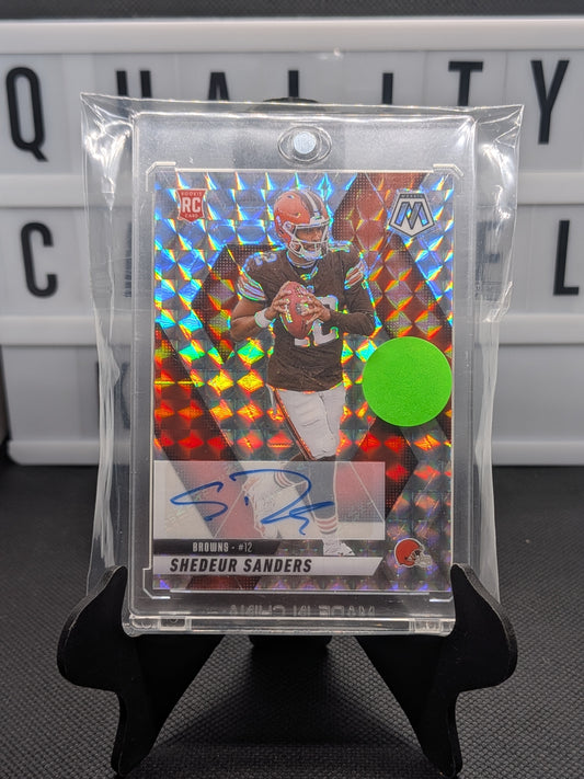 SHADUER SANDERS rookie auto